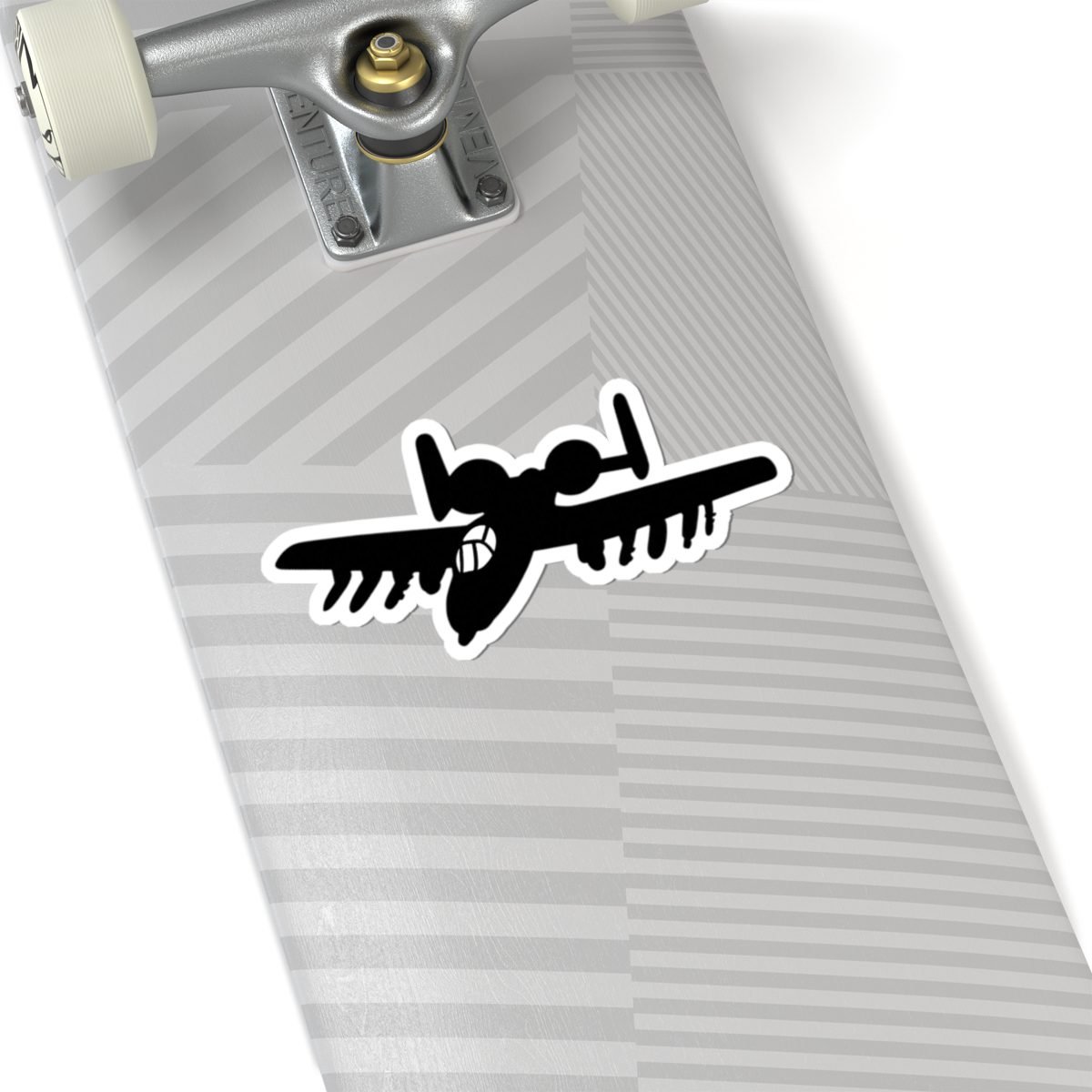 a 10 warthog silhouette sticker