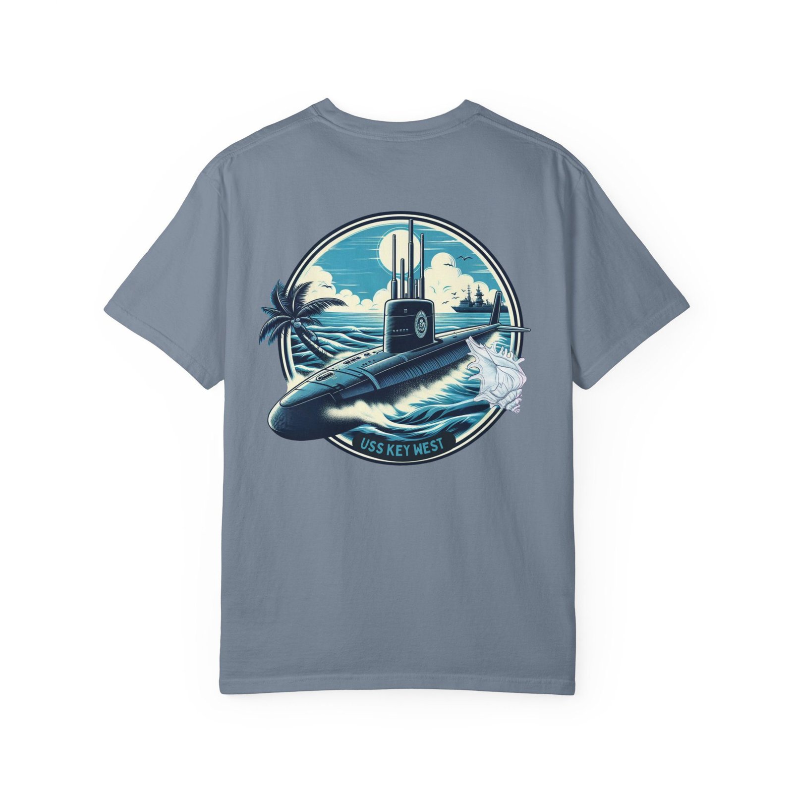 uss key west ssn 722 submarine t shirt