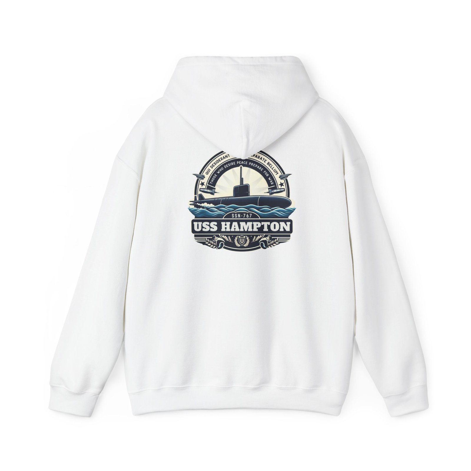 uss hampton ssn 767 navy submarine unisex hooded sweatshirt cozy naval pride