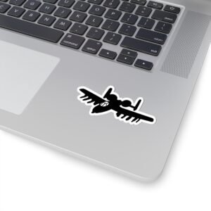 a 10 warthog silhouette sticker