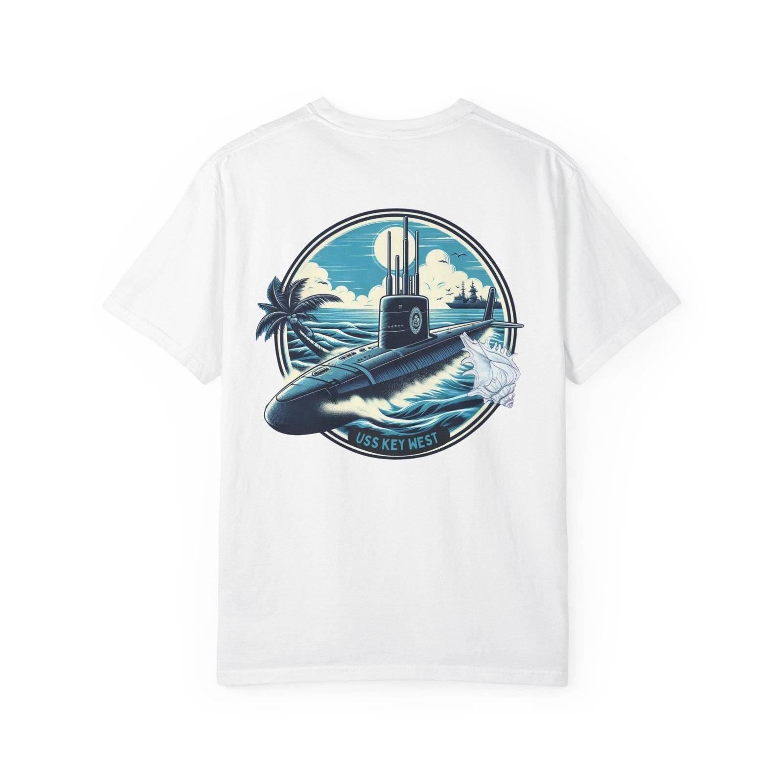 uss key west ssn 722 submarine t shirt