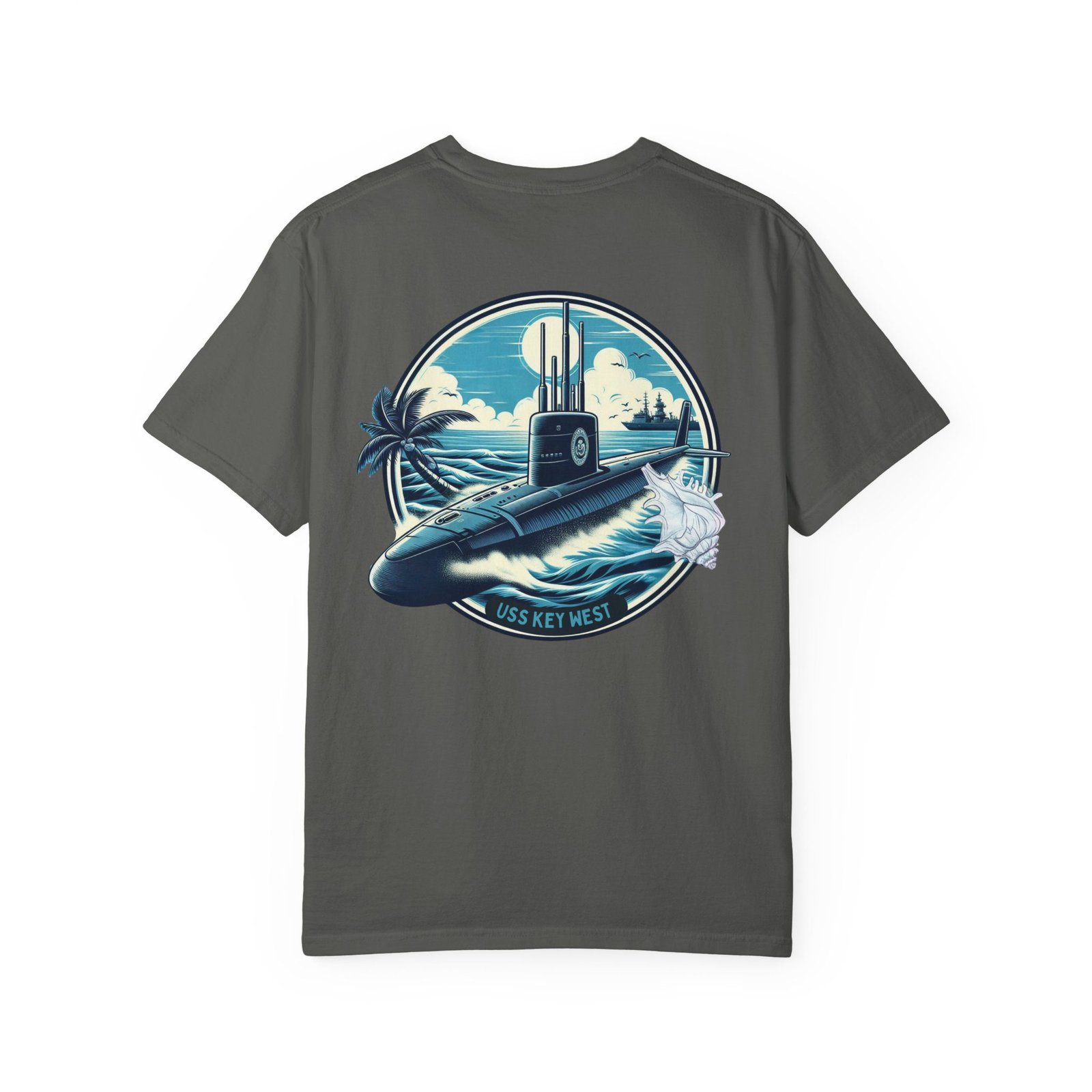 uss key west ssn 722 submarine t shirt