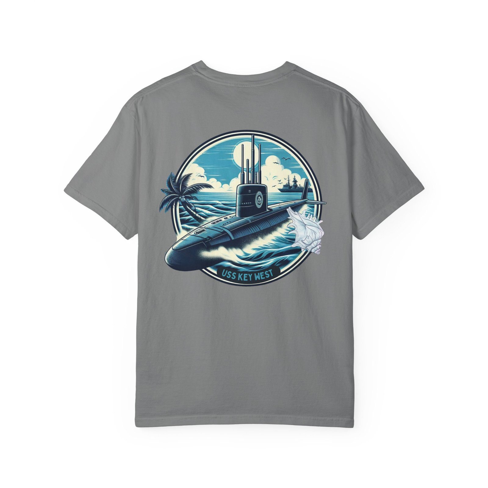 uss key west ssn 722 submarine t shirt
