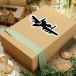 a 10 warthog silhouette sticker