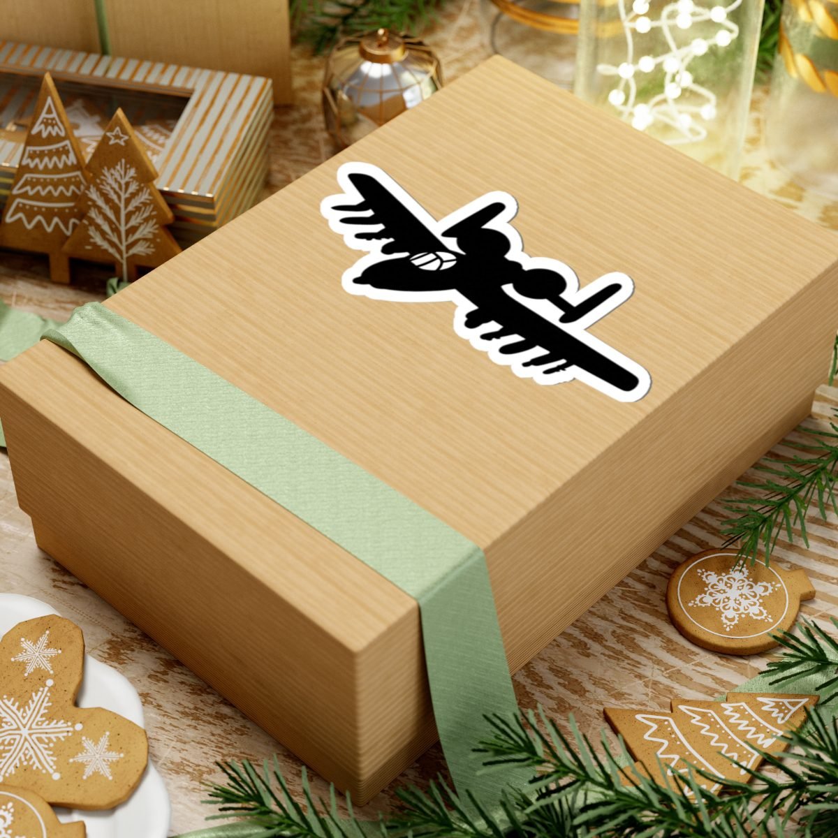 a 10 warthog silhouette sticker