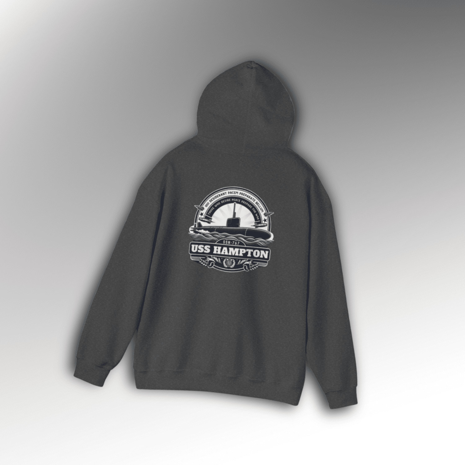 uss hampton ssn 767 navy submarine unisex hooded sweatshirt cozy naval pride