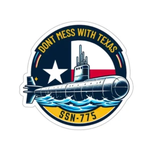 The USS Texas (SSN-775) texas sticker